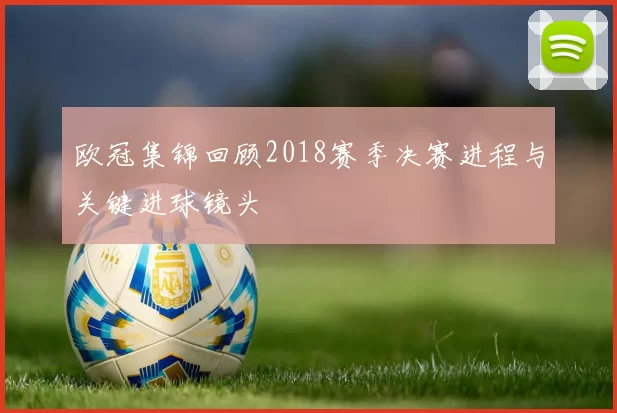 欧冠集锦回顾2018赛季决赛进程与关键进球镜头