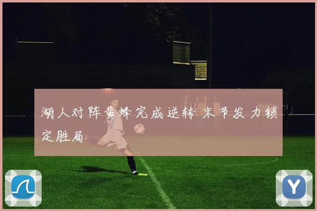 湖人对阵黄蜂完成逆转 末节发力锁定胜局