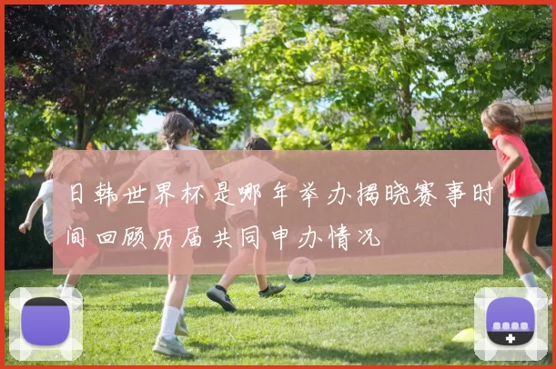 日韩世界杯是哪年举办揭晓赛事时间回顾历届共同申办情况