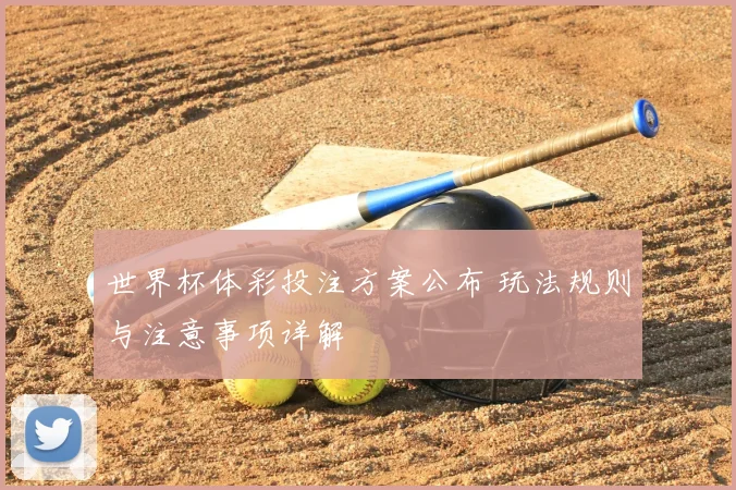 世界杯体彩投注方案公布 玩法规则与注意事项详解
